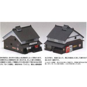 Nゲージ タウンショップ1 レッド 鉄道模型 ジオラマ ストラクチャー