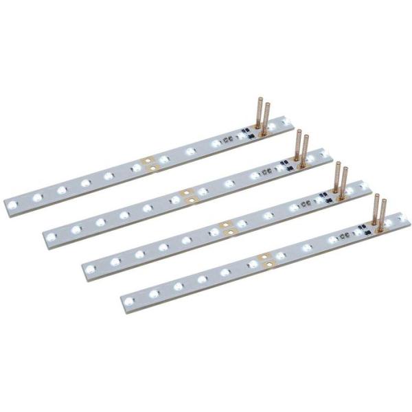 Nゲージ 室内照明ユニット 狭幅・白色 4本入り 鉄道模型 オプション グリーンマックス 8462