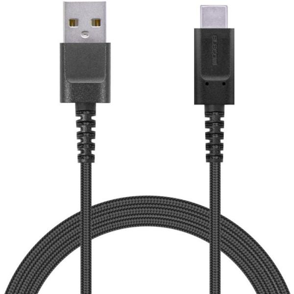 代引不可 スマートフォン用USBケーブル USB(A-C) 高耐久 1.2m ブラック エレコム M...