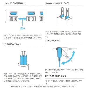 即日出荷 代引不可 TV用 コンセントタップ ...の詳細画像5