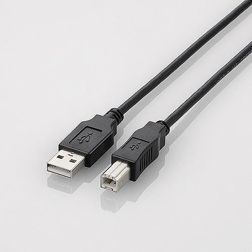 即日出荷 代引不可 エレコム USB2.0ケーブル/0.7m/ブラック U2C-BN07BK