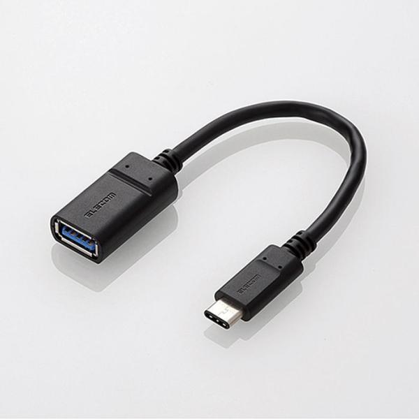 代引不可 USB3.1ケーブル/Gen1/C-Aメスタイプ/認証品/0.15m/ブラック エレコム ...