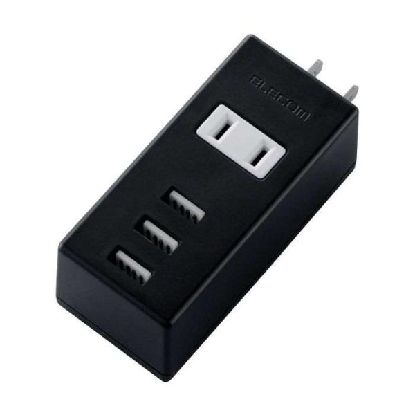 即日出荷 代引不可 ACタップとUSBポートが一体になったアダプタなしでパソコンやスマホ、タブレット...