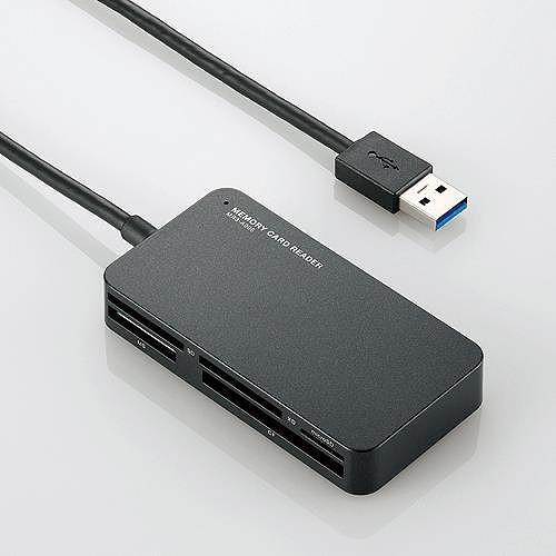 即日出荷 代引不可 エレコム USB3.0対応 メモリリーダライタ SD・microSD・MS・XD...