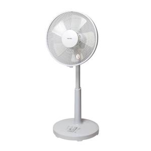 あすつく 扇風機 リビング扇 フルリモコン DCモーター リビング扇風機 5枚羽根 風量6段階 ホワイト テクノス KI-311DC