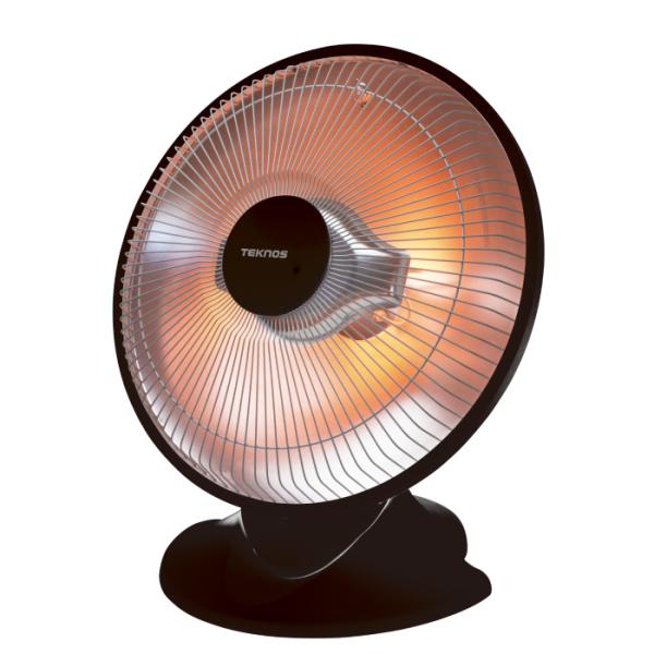 パラボラ型ハロゲンヒーター 即暖 遠赤 広範囲 800W/400W ブラック テクノス PH-803...