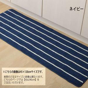 代引不可 キッチンマット 洗える シンプルボー...の詳細画像5