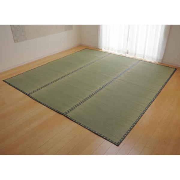 代引不可 い草 上敷きカーペット ござ 三六間6畳 約273×364cm 双目織 松 日本製 IKE...
