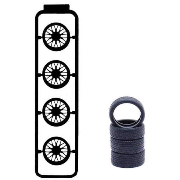 1/24 BBSホイール 20インチ 車 プラモデル フジミ模型 4968728193601