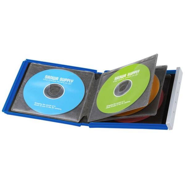 即日出荷 代引不可 凹凸が少なく柔らかい不織布 ブルーレイディスク対応ポータブルハードケース（8枚収...