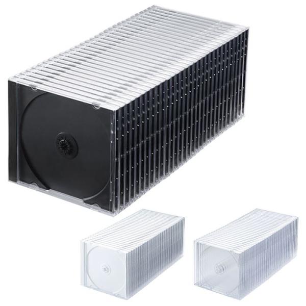 代引不可 Blu-ray・DVD・CDケース 30枚セット 厚さ10mm プラケース サンワサプライ...
