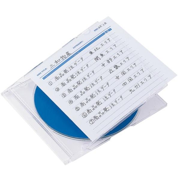 DVD・CDケース用 手書きインデックスカード（つやなし・20枚入） サンワサプライ JP-IND6...