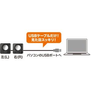 即日出荷 代引不可 コンパクトUSBスピーカー...の詳細画像2