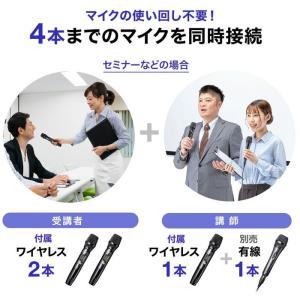 代引不可 ワイヤレスマイク付き拡声器スピーカー...の詳細画像3