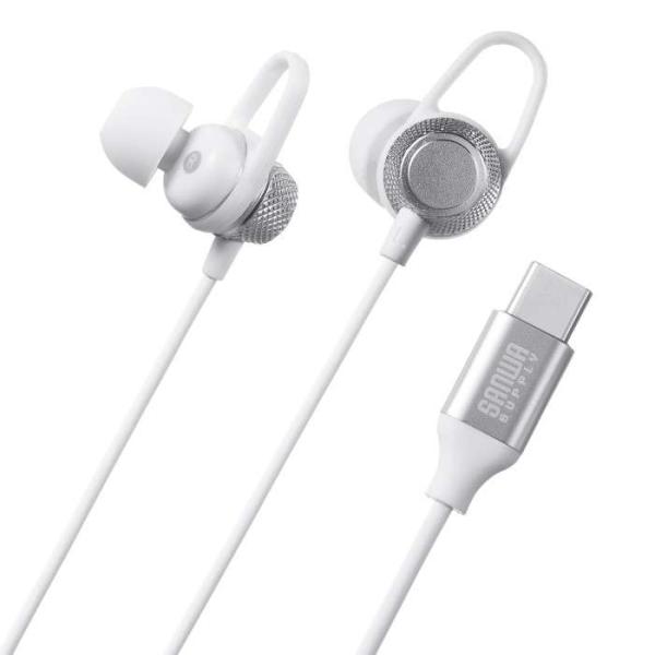 即日出荷 代引不可 USB TypeCイヤホンマイク サンワサプライ MM-HSTC05W