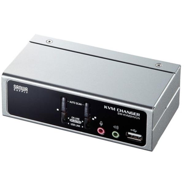 即日出荷 代引不可 エミュレーション機能搭載 USB・PS/2コンソール両対応パソコン自動切替器（2...