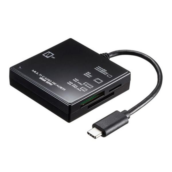 即日出荷 代引不可 USB3.1 Type-C カードリーダー サンワサプライ ADR-3TCML4...