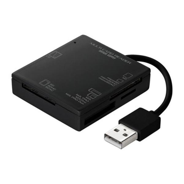 代引不可 USB2.0 カードリーダー スタンダード サンワサプライ ADR-ML15BKN