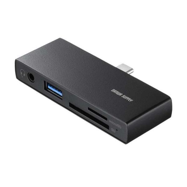 即日出荷 代引不可 USB 5Gbps Type-C カードリーダー（USB1ポート搭載） ADR-...