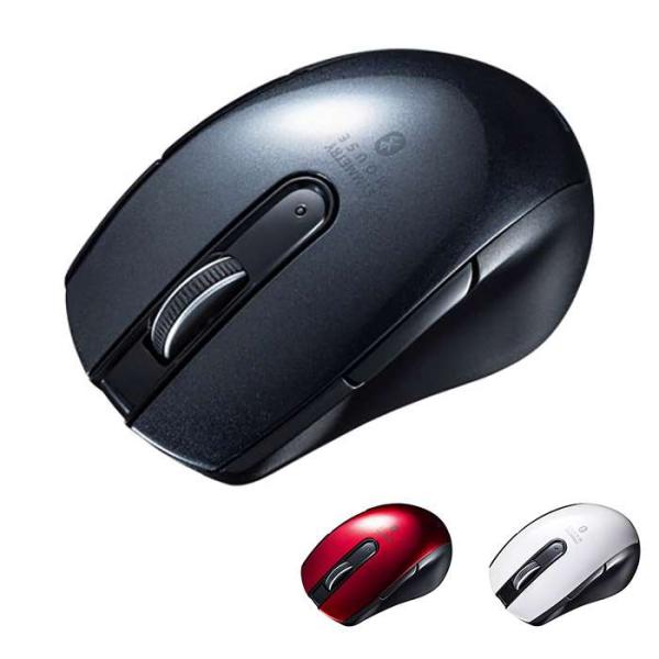 代引不可 Bluetooth4.0 ブルーLEDマウス 無線 マウス 5ボタン サイドボタン搭載 W...