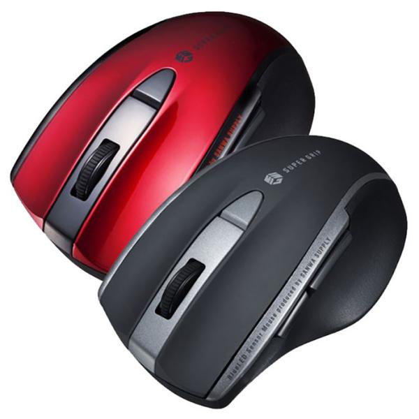 代引不可 マウス 5ボタン 静音BluetoothブルーLEDマウス 光学式 LEDマウス サンワサ...