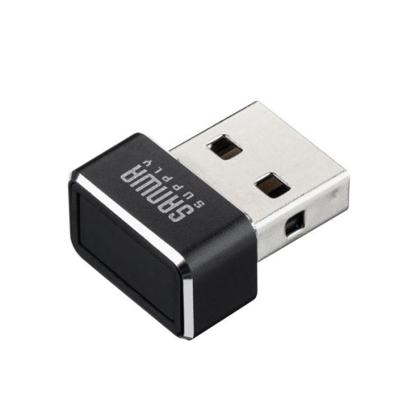 即日出荷 代引不可 USB指紋認証リーダー（MoC搭載・Windows Hello対応） サンワサプ...
