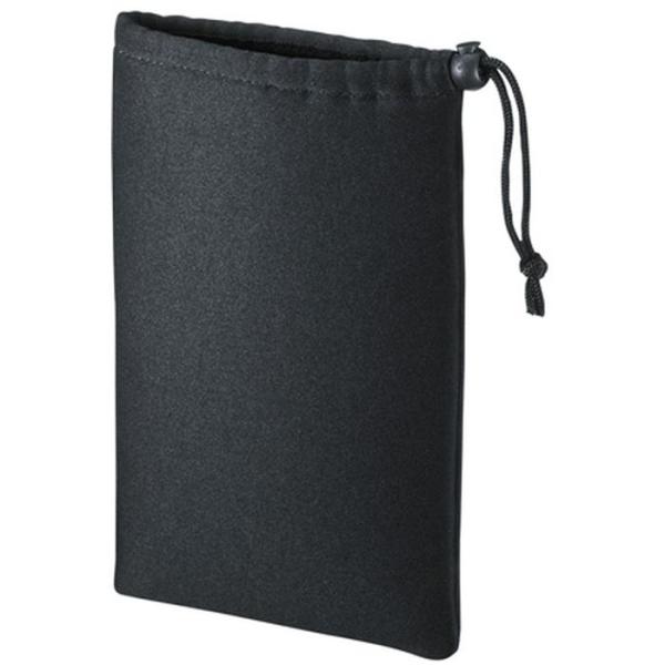 機器を優しく保護するマルチクッションケース （巾着タイプ・ブラック） サンワサプライ IN-C2K