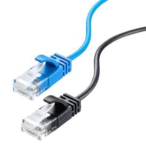 即日出荷 代引不可 LANケーブル CAT6A 10Giga対応 5m サンワサプライ KB-SL6A-05｜スマホカバー専門店 ドレスマ