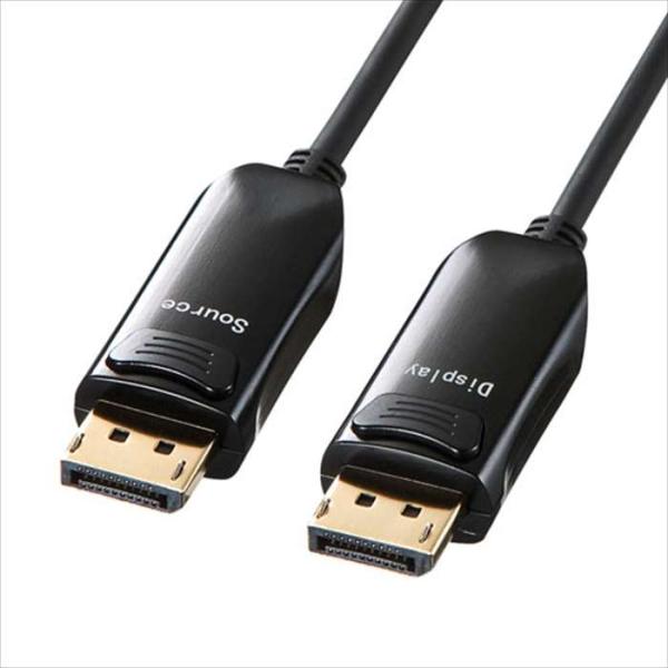 代引不可 DIsplayPort光ファイバケーブル 10m DisplayPortコネクタオス-Di...