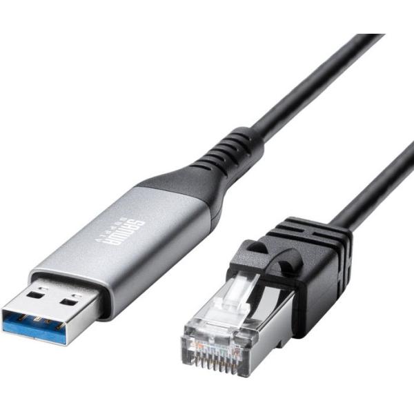 即日出荷 代引不可 USB A LAN変換ケーブル（Gigabit対応・1m） サンワサプライ KB...