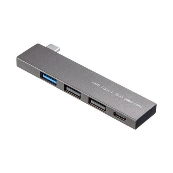 即日出荷 代引不可 USBハブ USB3.2 Gen1×1＋USB2.0×2＋Type-C×1 サン...