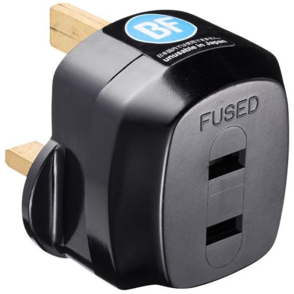 代引不可 海外プラグ変換アダプタ BF イギリス・香港・シンガポール   TR-AD20