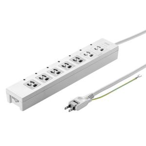 電源タップ サンワサプライ TAP-F37-2CLK 2m 3P・7個口