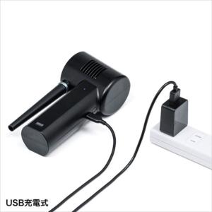 即日出荷 代引不可 USB充電式 電動エアダス...の詳細画像3