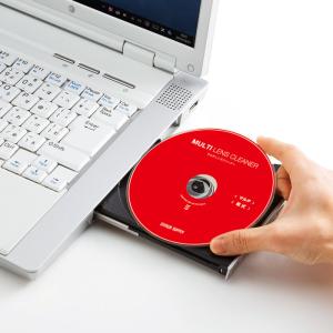 SANWA SUPPLY マルチレンズクリーナー 乾式 CD DVD ドライブ プレーヤー ゲーム機 サンワサプライ CD-MDDN｜dresma