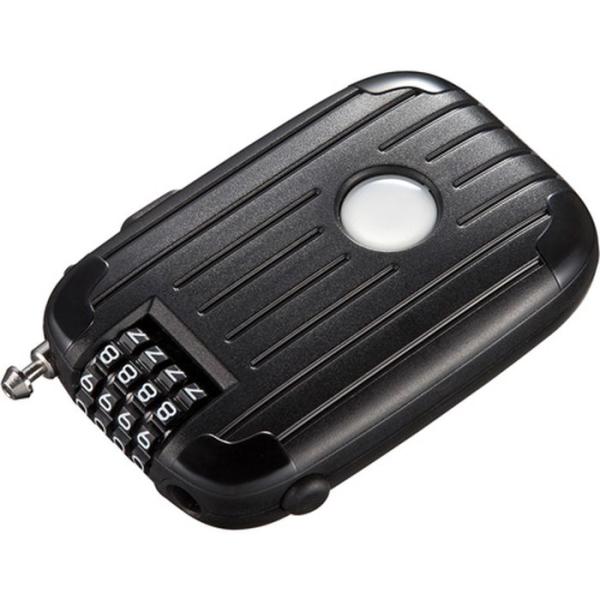 即日出荷 代引不可 巻き取りケーブルタイプのダイヤル錠 ワイヤー1.8mロングタイプ eセキュリティ...