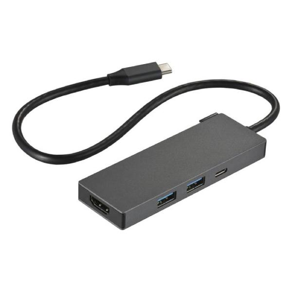 Type-Cマルチアダプター HDMI 1.4×1、USB3.2Gen1×2、USB Type-C×...