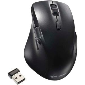 ワイヤレスマウス 7ボタン+2ホイール サイド横スクロール BlueLED 無線