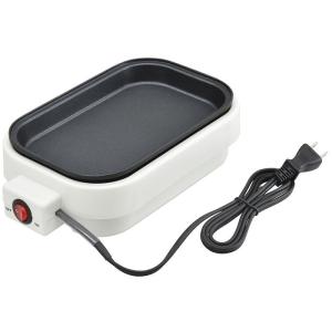 ミニホットプレート(500W/フッ素樹脂プレー...の詳細画像1