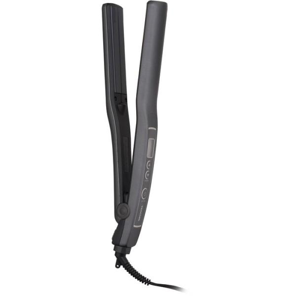 TESCOM マイナスイオン ヘアーアイロン ストレート カール 温度設定 ブラック テスコム TS...