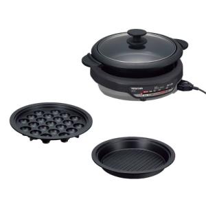 タイガー（TIGER） CQG-B300-T グリルなべ 3枚プレート付 （ブラウン