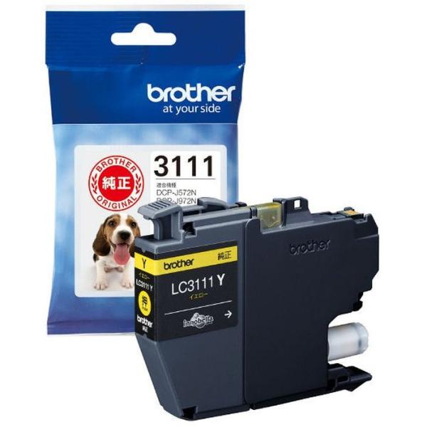 代引不可 ブラザー(brother)純正インクLC3111YイエローLC3111シリーズ ブラザー工...