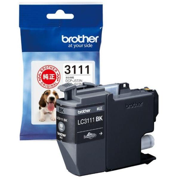 代引不可 ブラザー(brother)純正インクLC3111BKブラックLC3111シリーズ ブラザー...