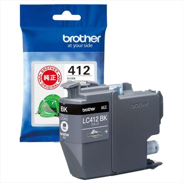 代引不可 インクカートリッジブラック LC412BK