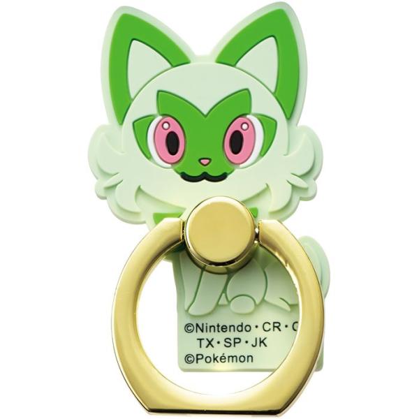 即日出荷 ポケモン ラバーIJOY RING ニャオハ スマホリング 落下防止 サンクレスト IR-...