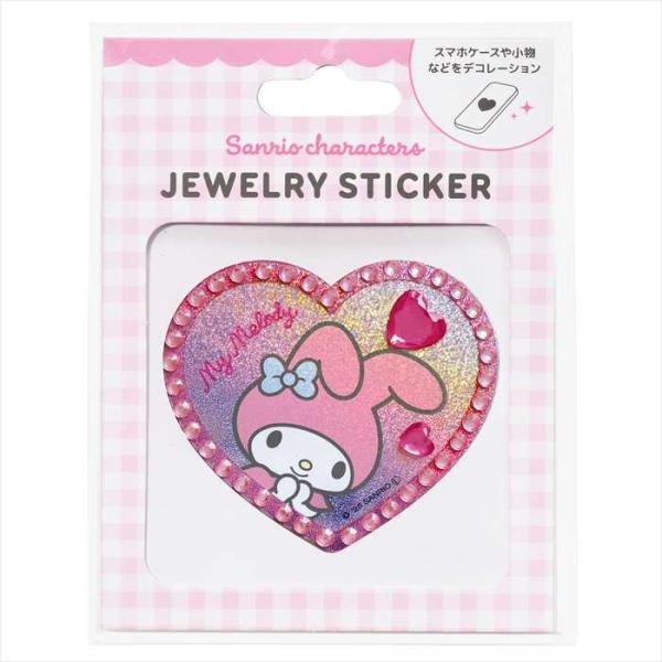 即日出荷 サンリオキャラクターズ　ジュエリーステッカー マイメロディ サンクレスト JS-SA03M