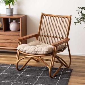 ラタンチェア 1人掛け ハイバック 完成品 定番 1人用 1P チェア 椅子