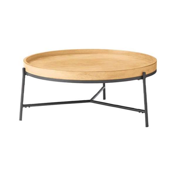 北海道・沖縄・離島配送不可 代引不可 ラウンドテーブル ナチュラル 79ｘ79ｘ32.5cm 丸型 ...