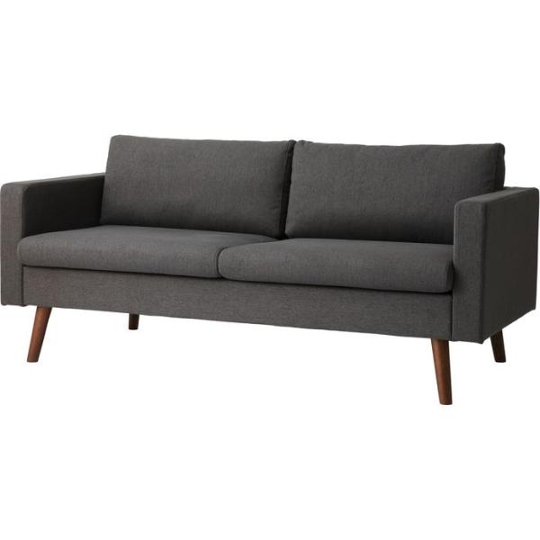 北海道・沖縄・離島配送不可 代引不可 ソファ (本体) チャコールグレー 完成品 [サイズ：W167...
