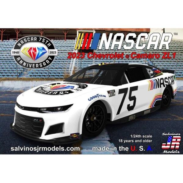 サルビノスJRモデル 1/24 NASCAR 2023 カマロ ZL1 NASCAR 75周年 「ダ...